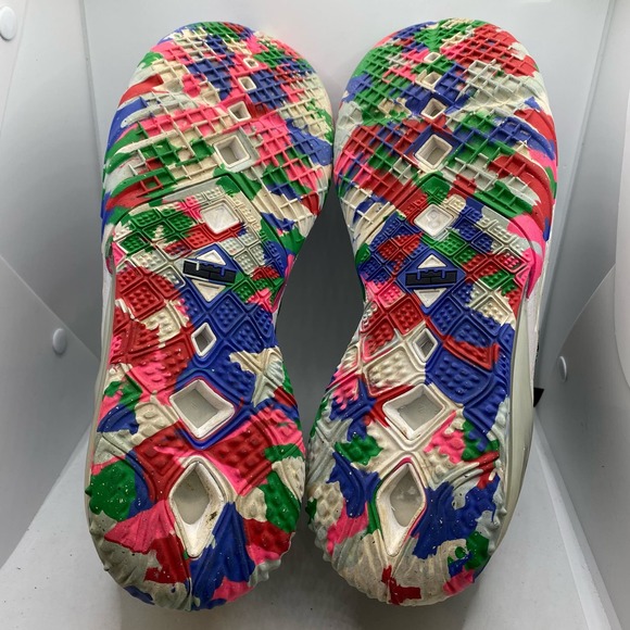 Nike LeBron 18 Men’s Multicolor James Gang Basketball Sneakers CQ9283-002 Size 8 - Picture 6 of 7